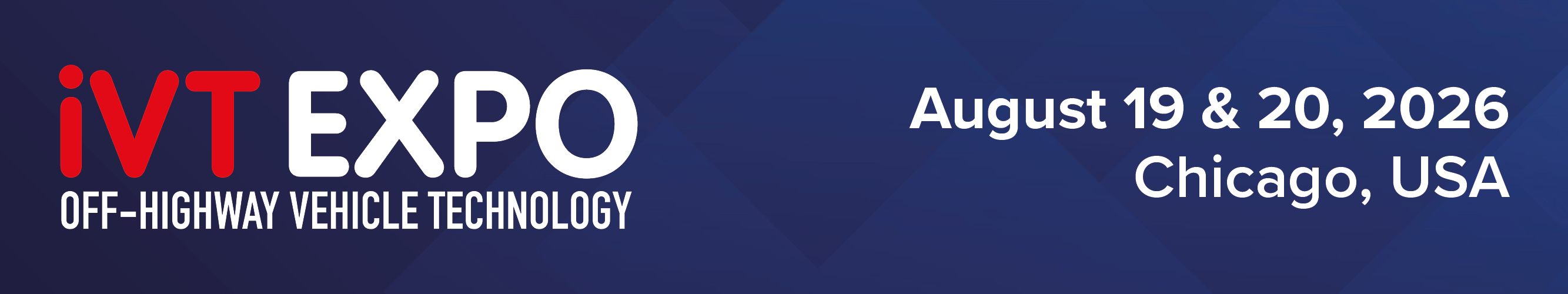 iVT Off-Highway Vehicle Technology Conference & Expo 2026